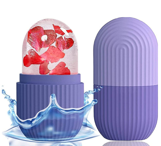 Lavender Bliss Ice Roller for Face & Eye - Reusable Facial Massager