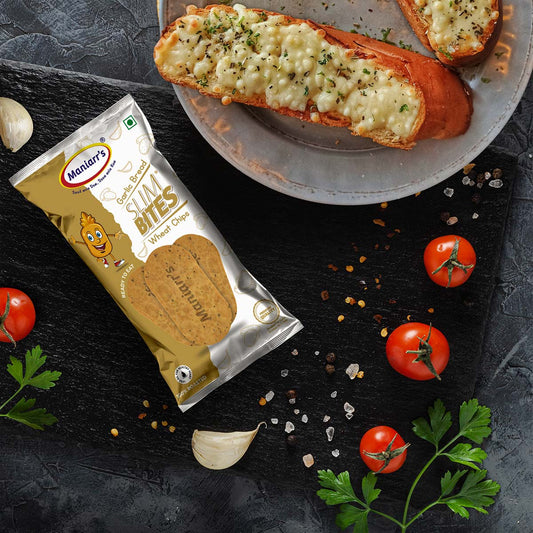 Garlic Bread Khakhra Wheat Chips (60gm)