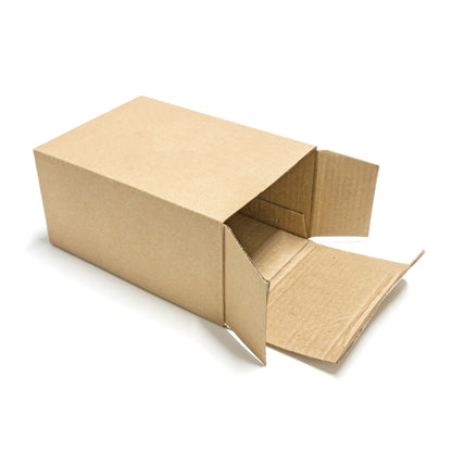 Brown Corrugated Box for Product Packing - 9x9x27 cm