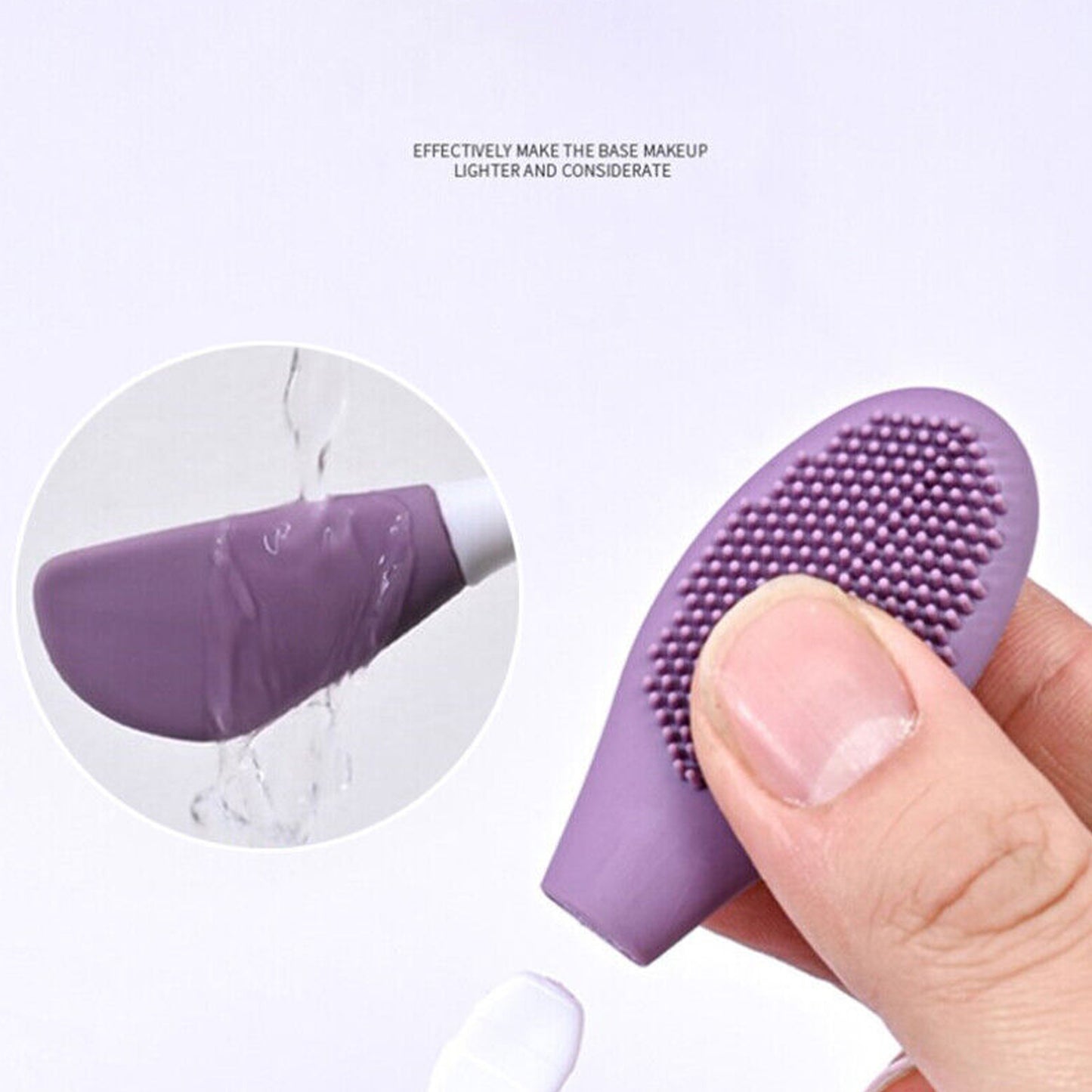 Silicone Facial Scrub and Mud Mask Applicator – Dual-Headed Beauty Tool