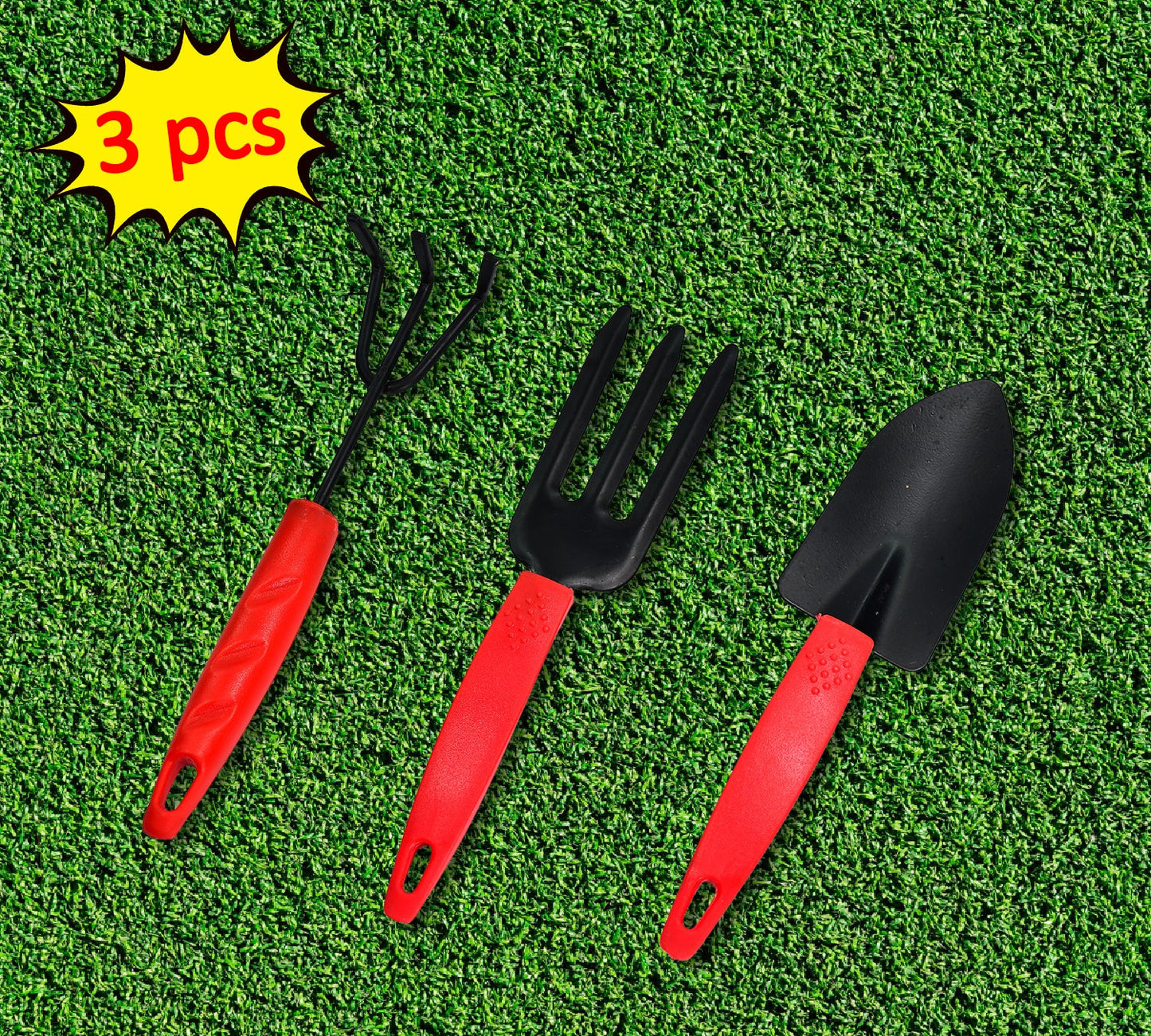 Small Sized Hand Cultivator, Trowel & Garden Fork Trio