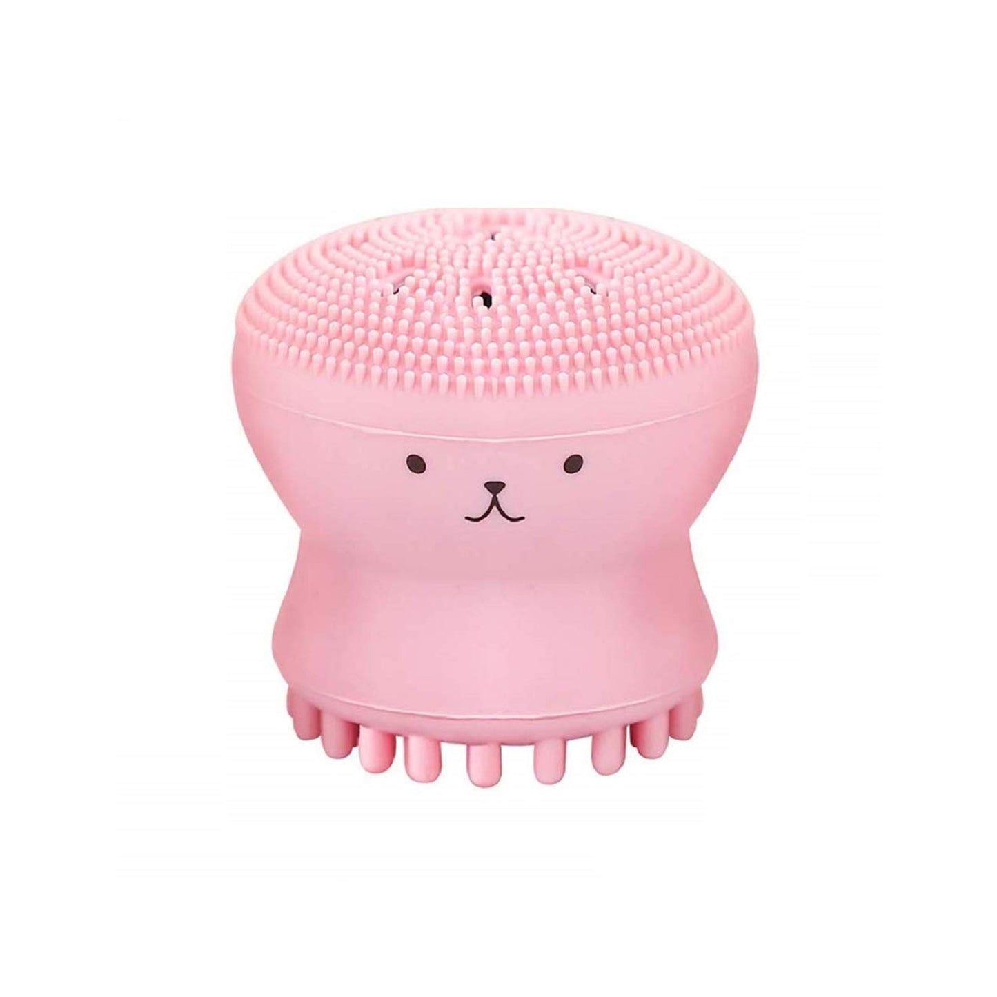 Cute Octopus Shape Silicone Face Scrubber Massager - Facial Cleansing & Skincare Tool (1PC)