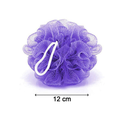 Bath Shower Loofah Sponge Pouf - Body Scrubber (Pack of 6)