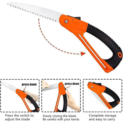 Mini Pruning Saw | 15-Inch Folding Blade for Efficient Cutting