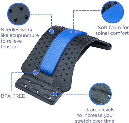 Multi-Level Back Stretcher Posture Corrector Device for Effective Back Pain Relief