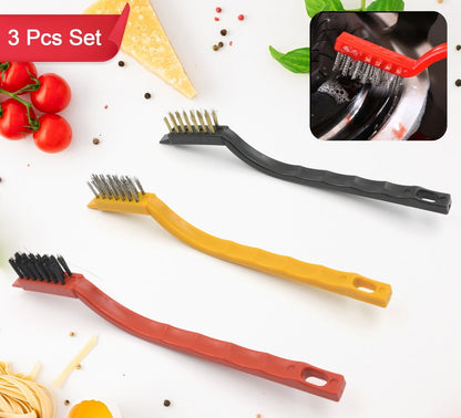 Durable Cleaning Brush Trio – Gas Stove, Smoke Machine, and More (3 Pcs