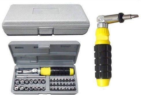 Comprehensive 41 Pcs Socket and Screwdriver Tool Kit