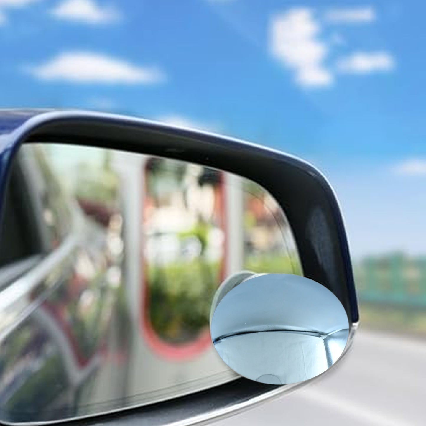 Car Blind Spot Side Mirror - Round HD Glass (2 Pc Set)