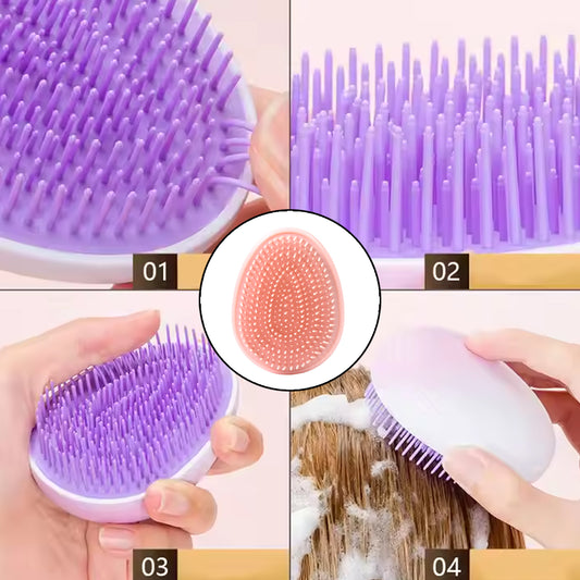 Plastic Hair Washing Comb &amp; Massager - The Ultimate Shower Companion for Men and Women (1 Pc)