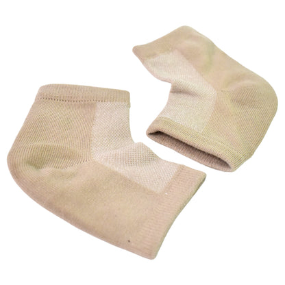 Heel Socks - Overnight Skin Softening Treatment for Dry, Hard Heels (1 Pair / Mix Color)