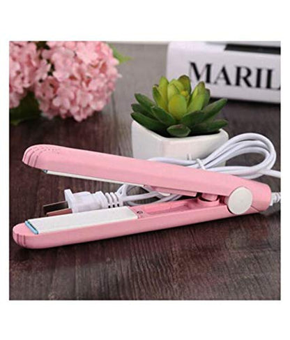 Mini Portable Cordless Hair Straightener and Curler 2 in 1