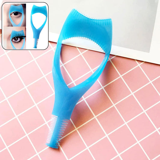 3 in 1 Makeup Eyelash Tool Upper Lower Lash Mascara Applicator Guide Eyelash Comb Cosmetic Tool"