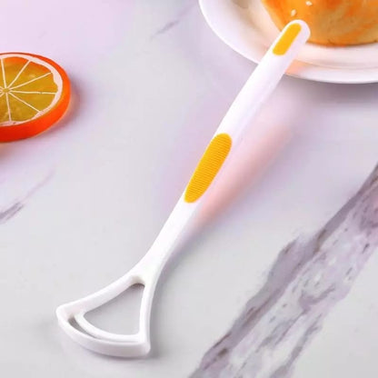 Fashion Tongue Cleaner Brush with Silica Handle