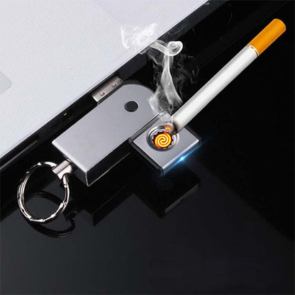 USB Mini Portable Lighter - Thin Metal, Creative Design