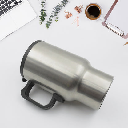 Car Charging Electric Kettle Mug-12v(Silver)