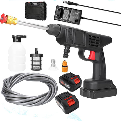 Double Battery Cordless Car Washer with 21V Charger