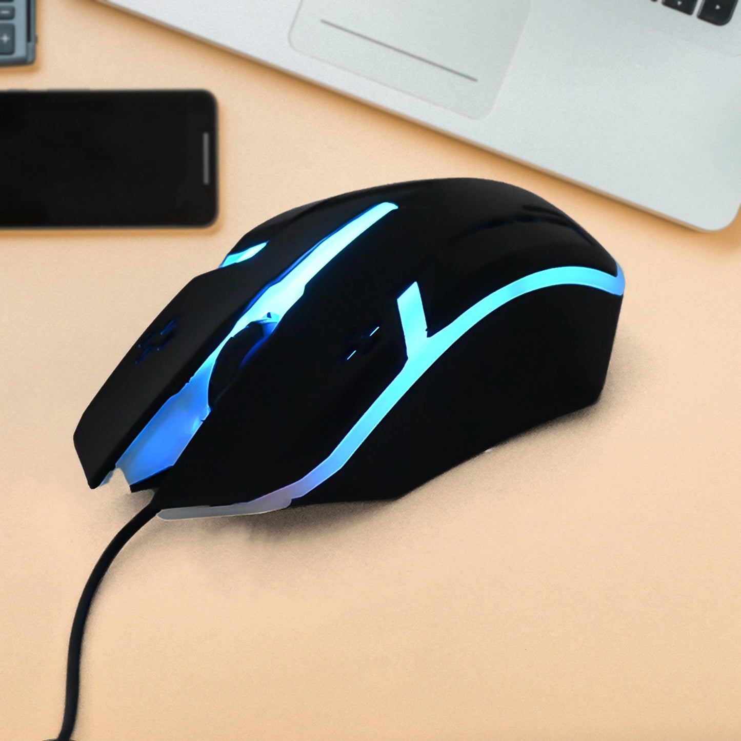 USB Wired Optical Mouse for Laptop and Computer (1 Pc) - Precision and Comfort