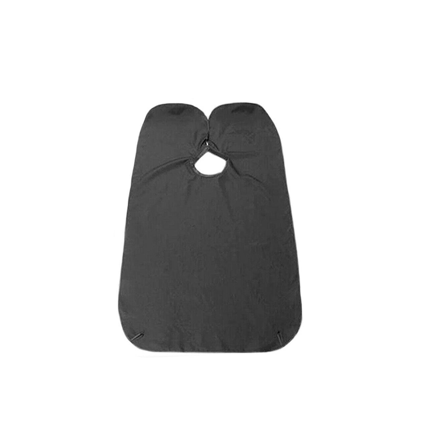 Grooming Bib with Hair Clippings Catcher - Black Beard Apron