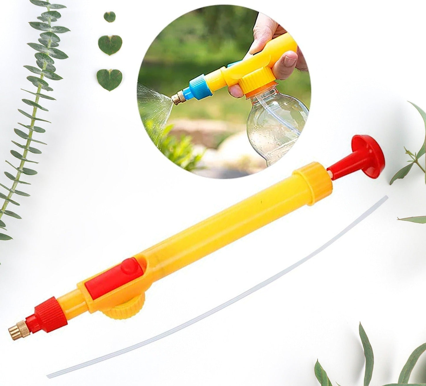 Adjustable Water Pump Spray Gun Nozzle | Efficient Garden and Household Care