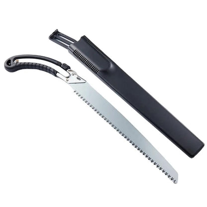 Hand Pruning Saw for Tree Branch Cutting, Camping &amp; Woodworking (1 Pc / With Cover / 50 Cm Long)