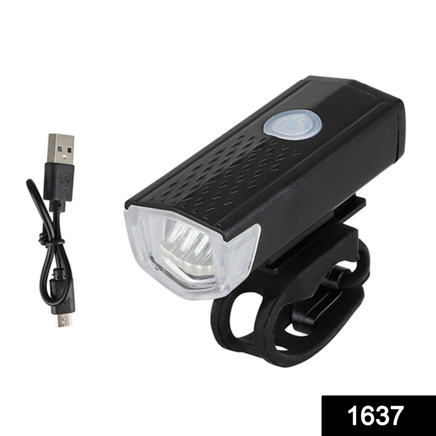 USB Rechargeable Bicycle Light Set – 400 Lumen Super Bright Headlight Front Lights