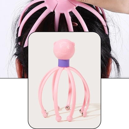 Soothing Octopus Scalp Massager for Stress Relief