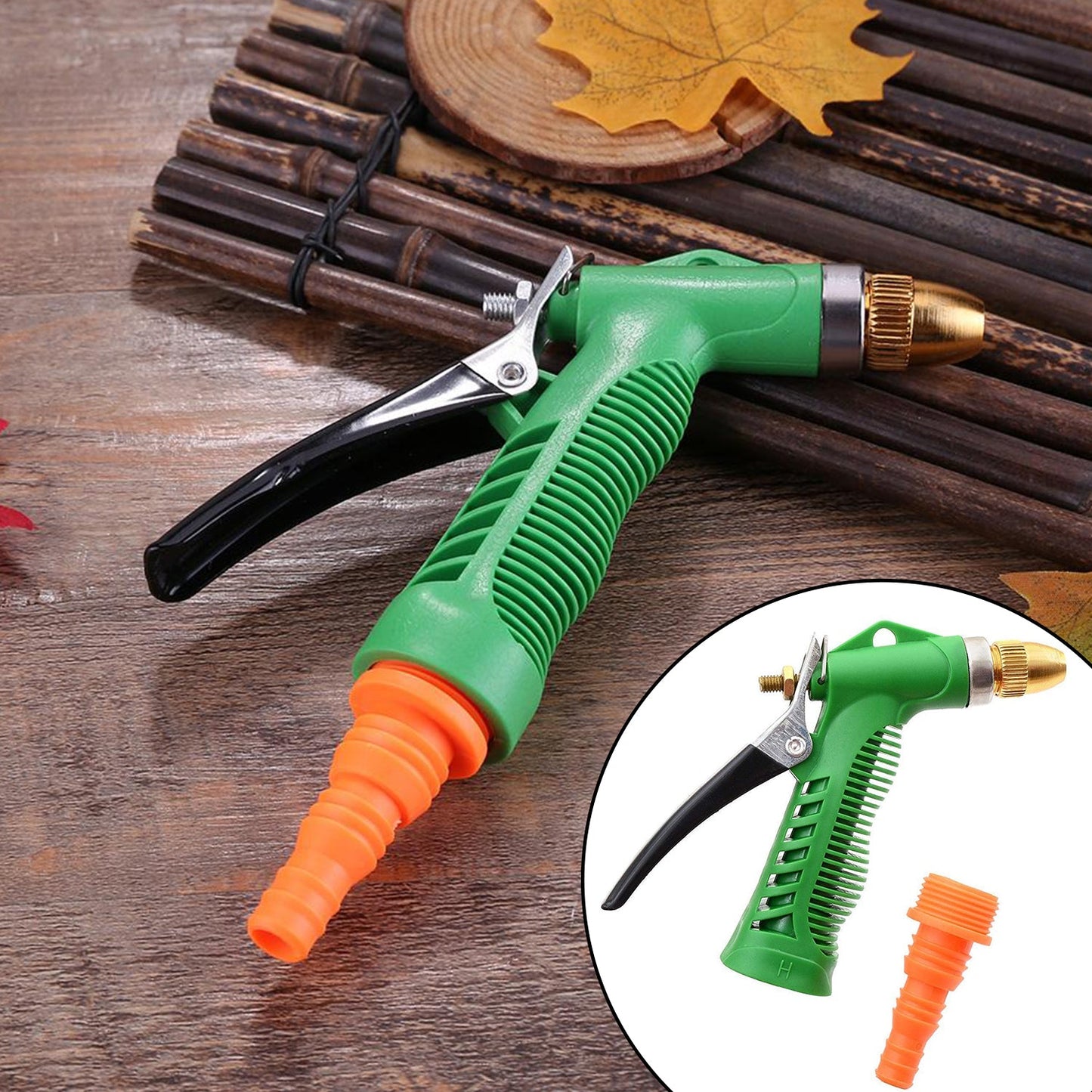 Durable Hose Nozzle Spray Gun | Adjustable Water Lever for Precision