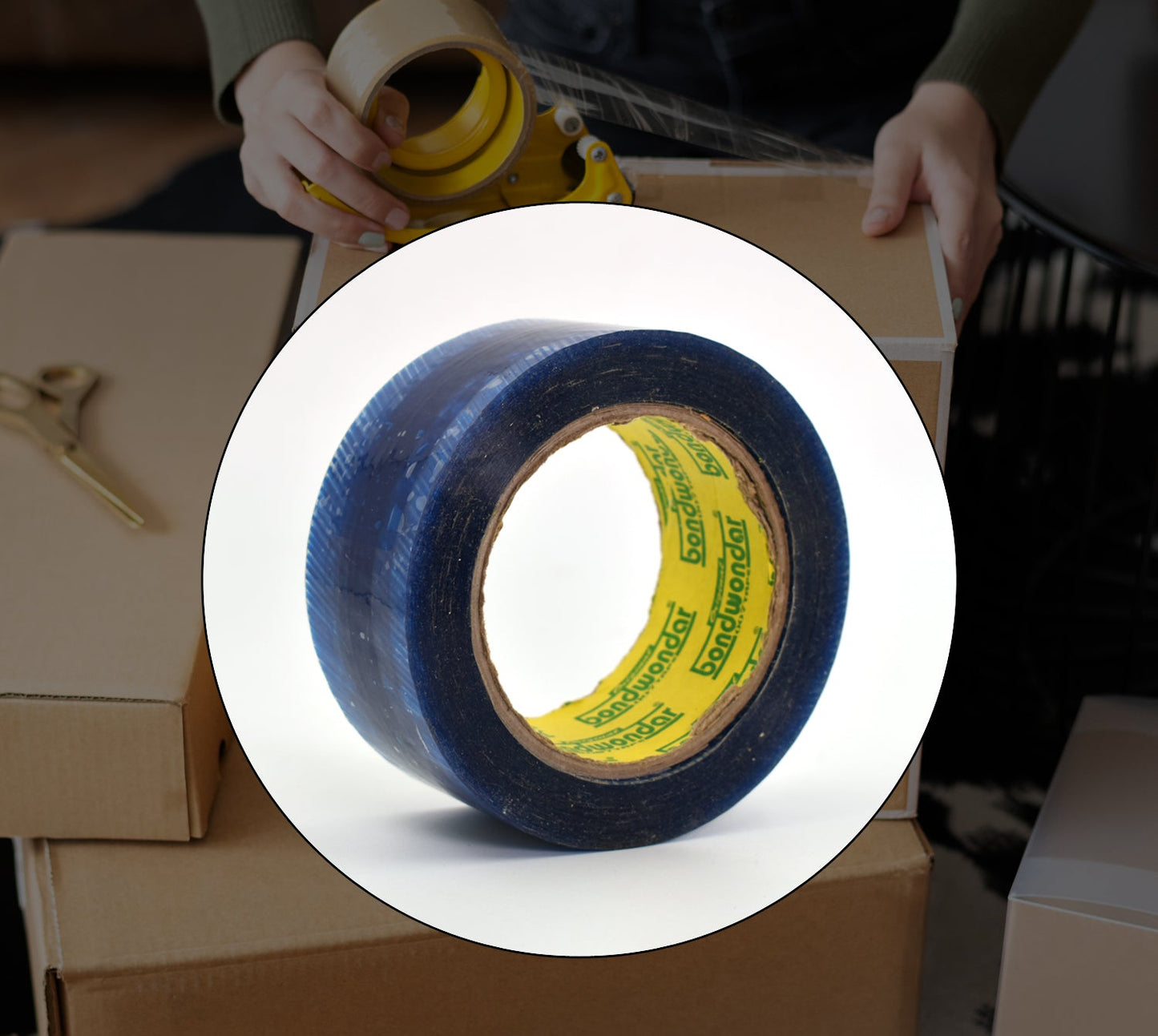 Flipkart Print Blue Tape for Secure Packaging