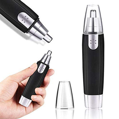 Battery-Operated Nose Clipper - Sharp Steel for Precision