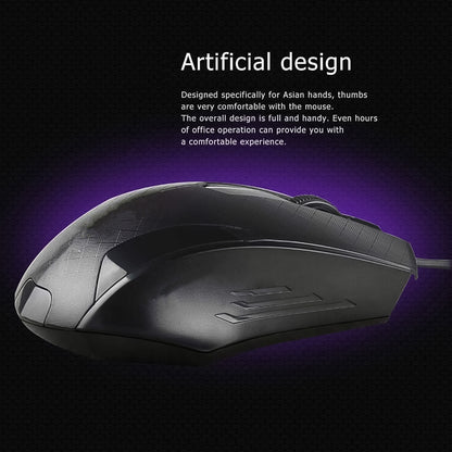 PrecisionPro Wired Optical Mouse - Sleek and Reliable