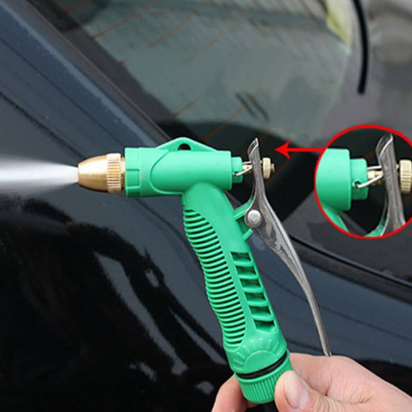 Heavy-Duty Hose Nozzle | Durable Water Lever Spray Gun