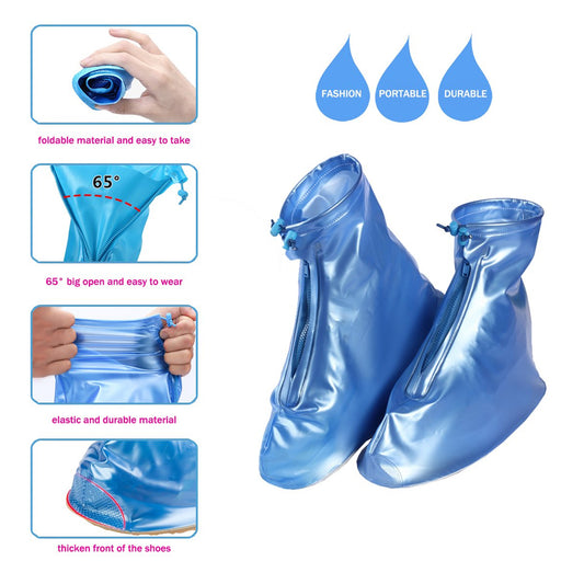 Rain Guard blue Shoe Covers