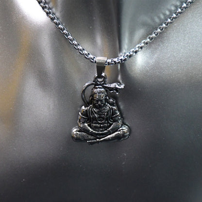 Divine Grace: Hanuman Ji Pendant Chain for Men and Women