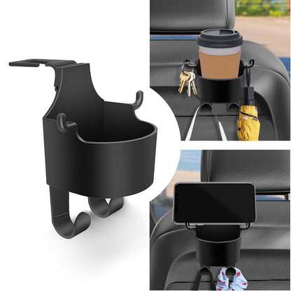 Car Headrest Organizer for Kids & Adults - 3-in-1 Storage Solution