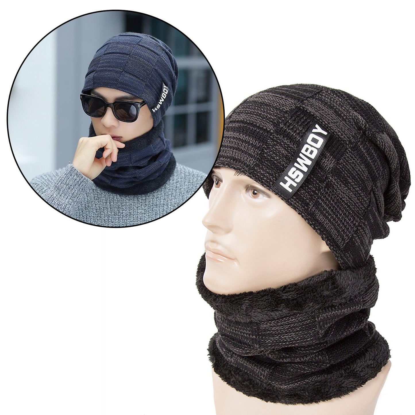 Cozy Comfort Wool Beanie & Scarf Set