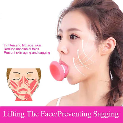 Face Lift Inhaling & Exhaling Tool - Silicone Face Slimmer