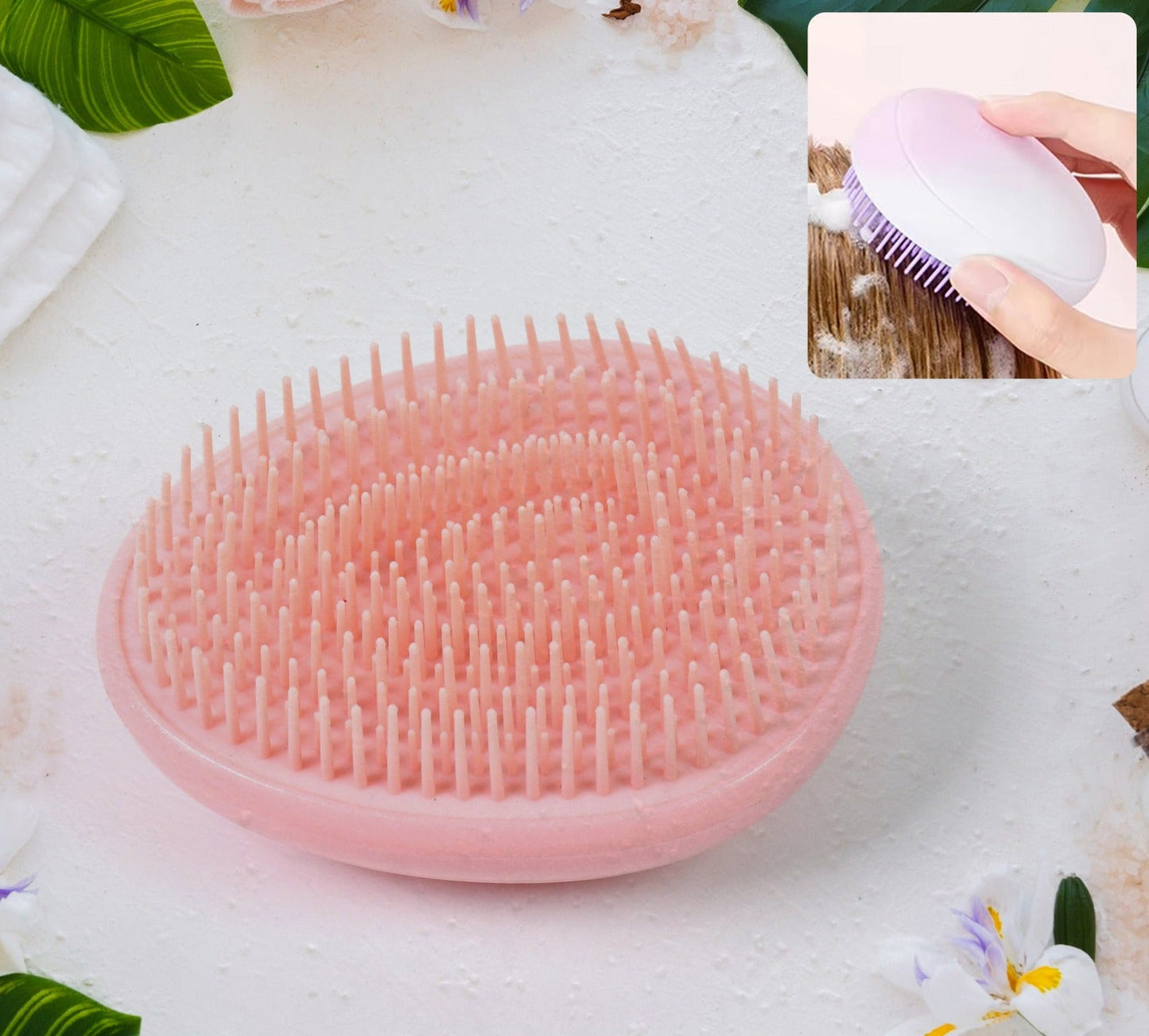 Plastic Hair Washing Comb &amp; Massager - The Ultimate Shower Companion for Men and Women (1 Pc)