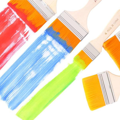 Premium 12-Piece Flat Painting Brush Set