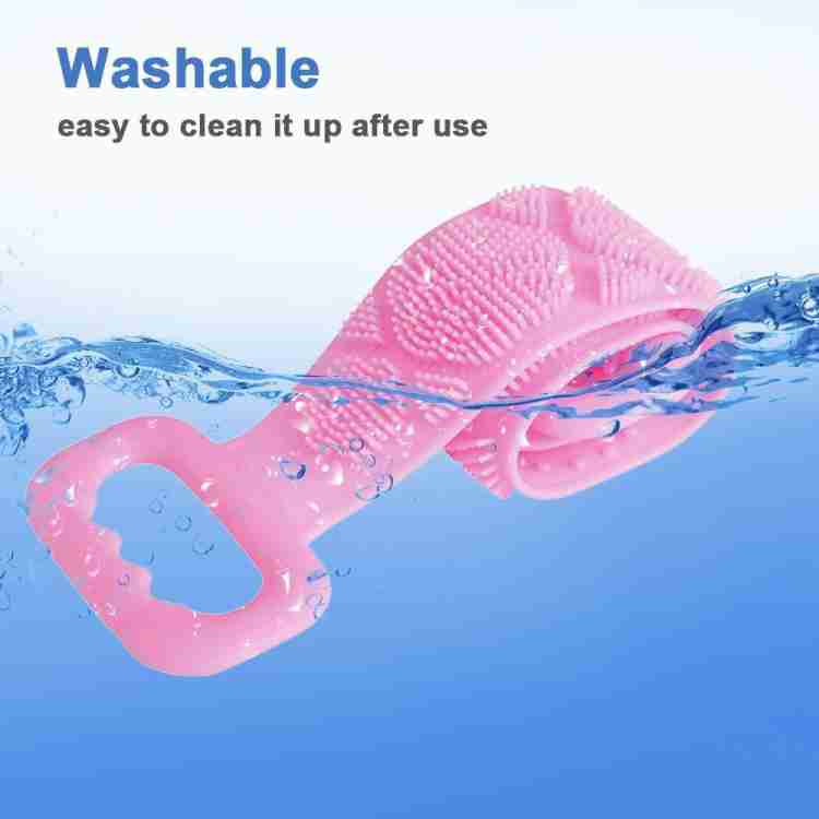 Silicone Back Scrubber – Dual-Sided Brush for Skin Exfoliation and Cleansing