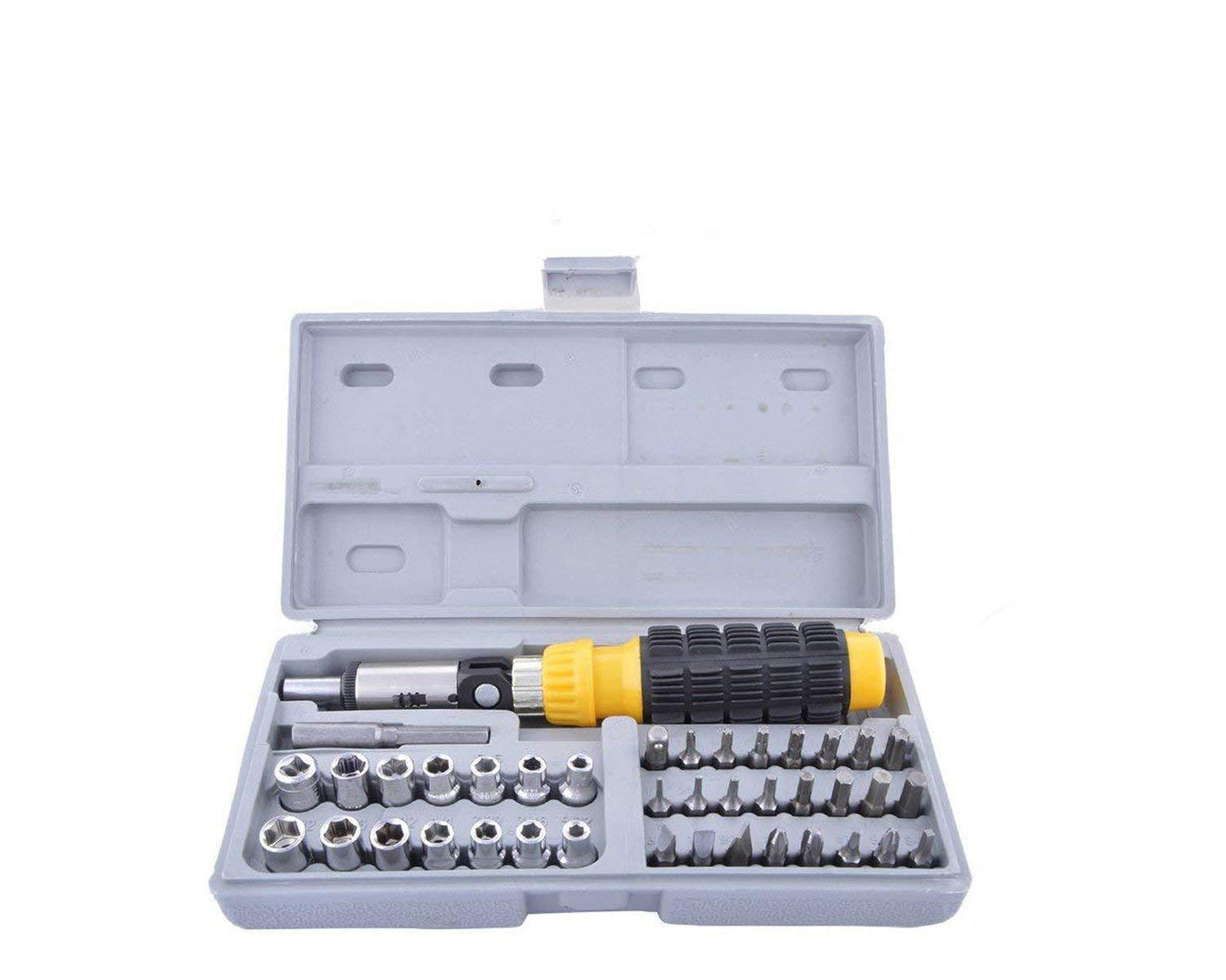 Comprehensive 41 Pcs Socket and Screwdriver Tool Kit