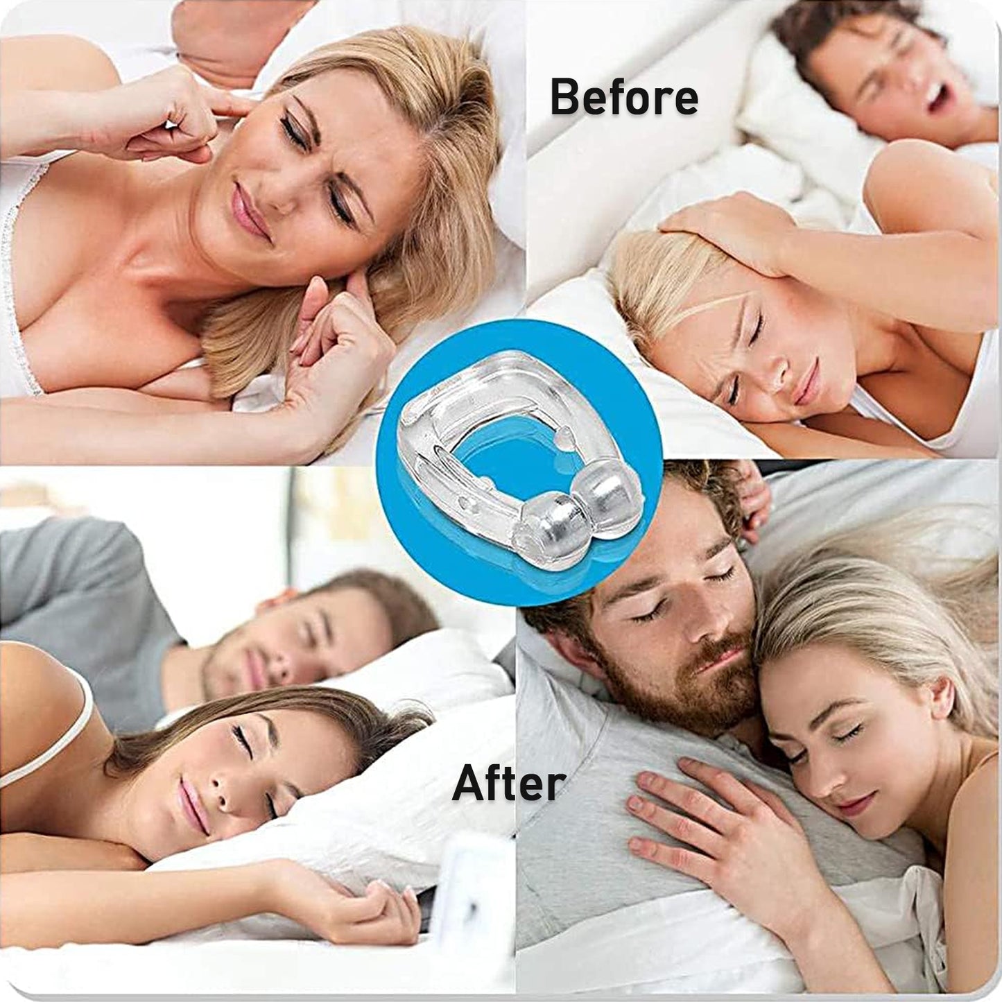 PRICADE Anti Snore Device for Men and Women Silicone Magnetic Nose Clip"