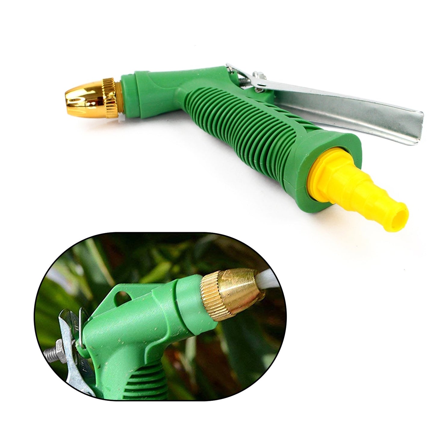 Heavy-Duty Hose Nozzle | Durable Water Lever Spray Gun