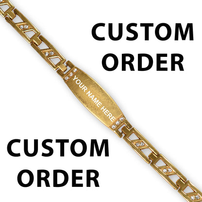 Golden Touch: Personalized Rakhi with Custom Engraving