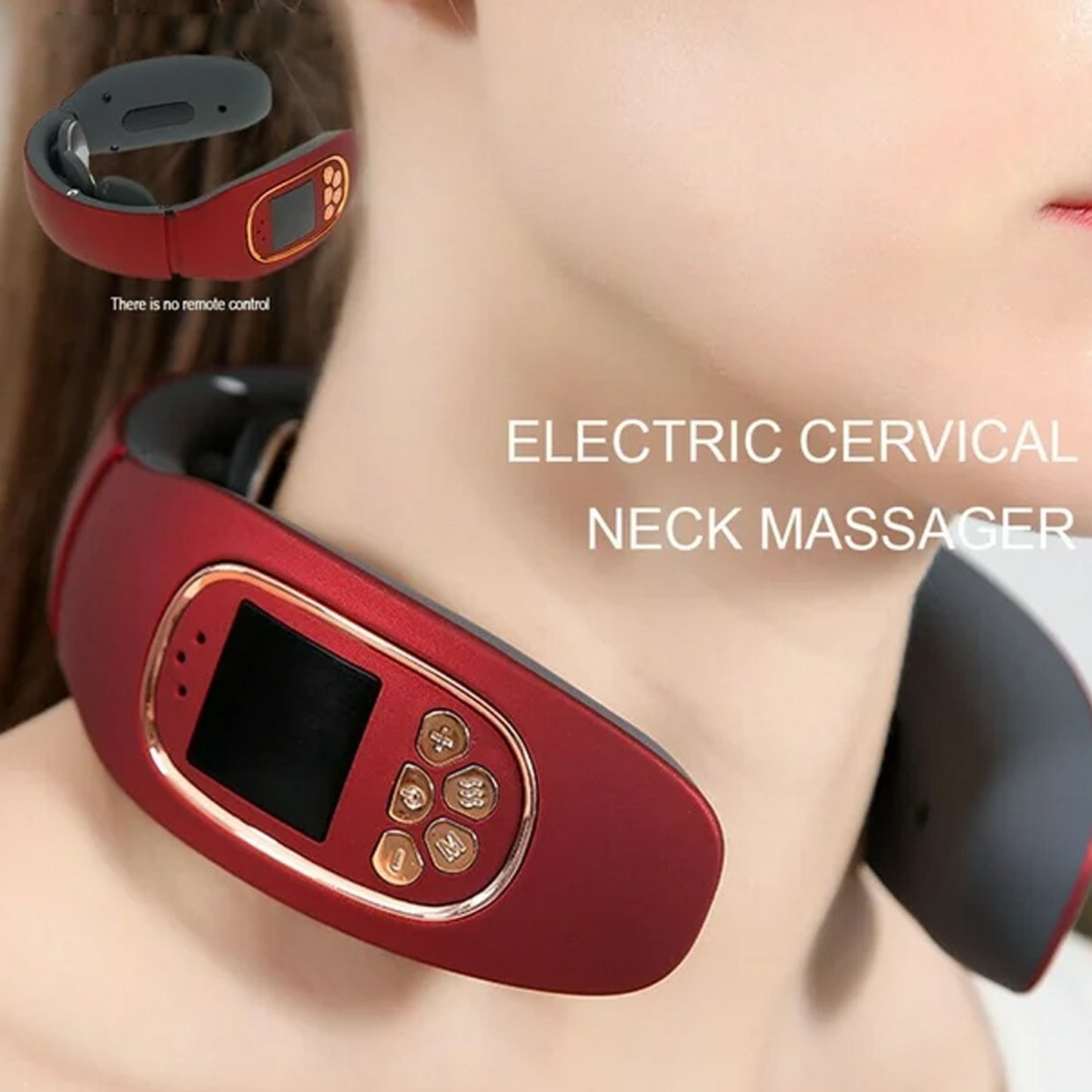 Smart Electric Pulse Massager – 3 Heads for Comprehensive Neck and Back Relief