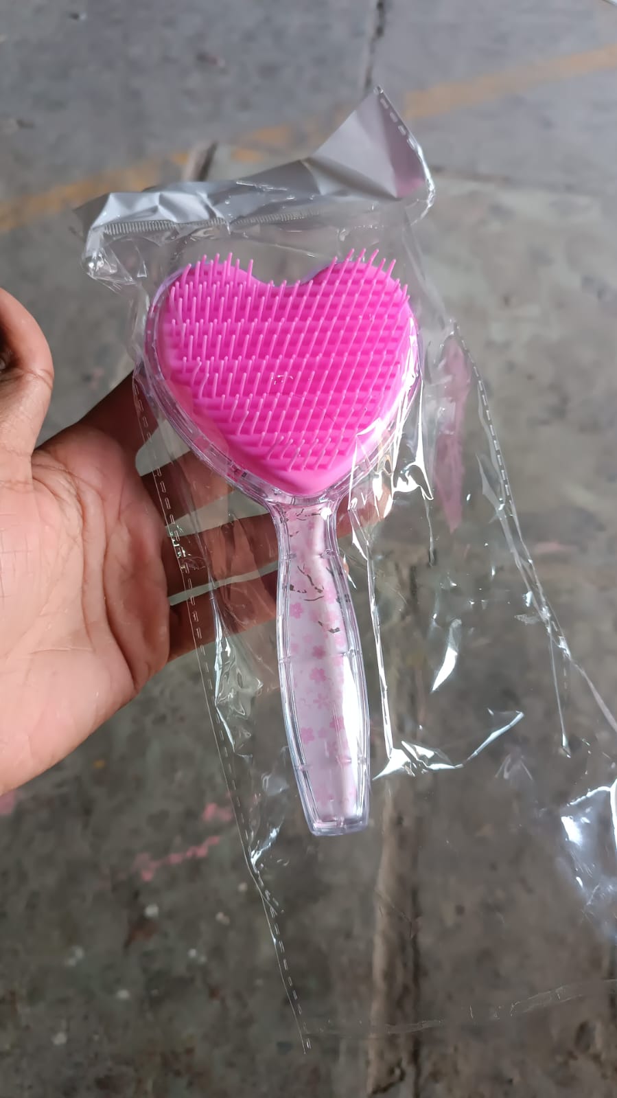 Heart Shape Hair Brush with Massage & Detangling for Kids - Suitable for All Hair Types