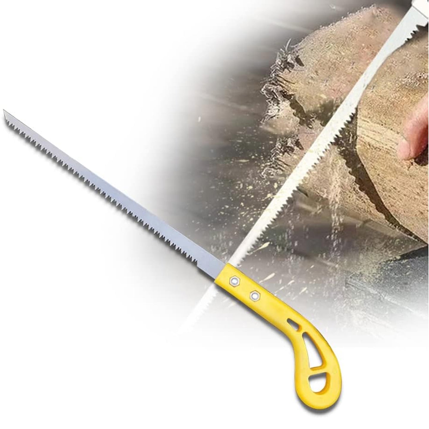 Portable Hand Saw - High Strength Manual Pruning Hacksaw (34 Cm Long / 1 Pc)