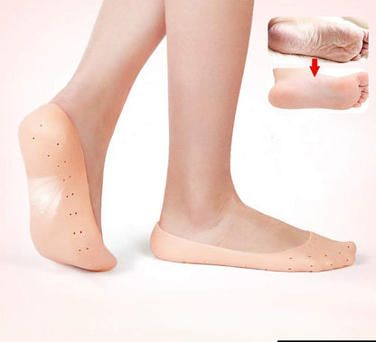 Anti-Crack Moisturizing Socks – Silicone Gel Foot Protector