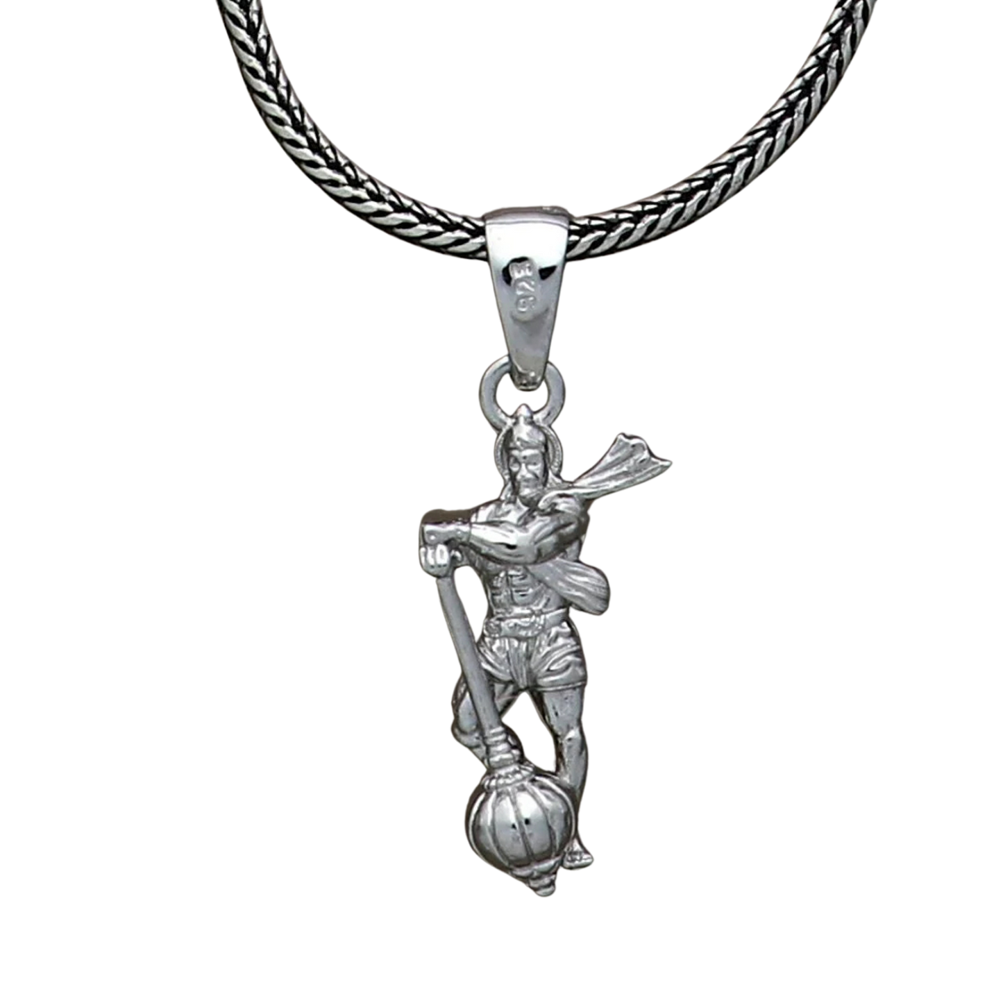 Divine Power: Hanuman Ji Pendant with Gada for Men and Women