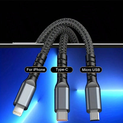 Super Fast Charging Cable 100w-3-in-1