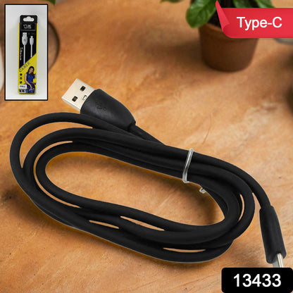 Type C Data Cable Fast Charging (2a) Data Transfer Cable (1 Pc)